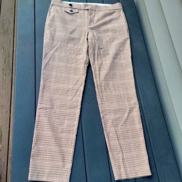 Mango Plaid Pants 8 - Picture 1 of 11